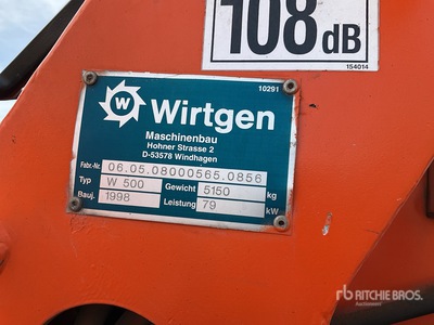 1998 Wirtgen W500 Fraiseuse à froid