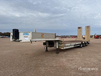 2006 Asca Demic Tri/A Remorque Porte-Engin Przyczepa niskopodwoziowa