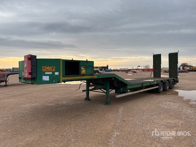 2008 Actm S46315 Tri/A Remorque Porte-Engin Lowboy Trailer