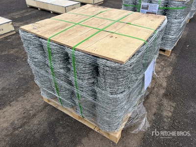 Quantity of (48) Freeport Rolls of Barbed Wire (Unused)