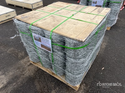 Quantity of (48) Freeport Rolls of Barbed Wire (Unused)
