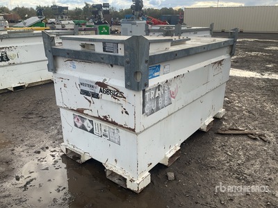 2015 Western 20TCG 2000 L Skid Mounted Steel Diesel Tanque de combustible