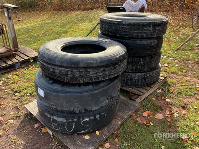 Quantity of (7) 12R22.5 Tires