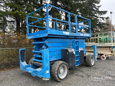 2016 Genie GS-5390 RT 4x4 Diesel Scissor Lift