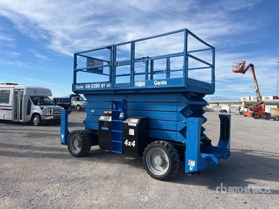 2015 Genie GS-5390RT 4x4 Diesel Scissor Lift