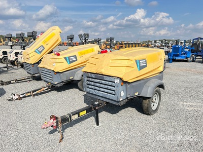 2017 Atlas Copco 185 185 cfm Mobile Sprężarka powietrza