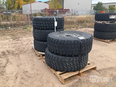 (5) Goodyear 395/85R20 Tires w/Wheels