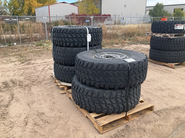 (5) Goodyear 395/85R20 Tires w/Wheels