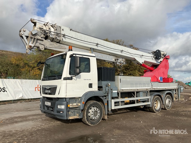 2016 Boecker AK46/6000 6 ton on 2016 MAN TGM26.290 6x2 Hydraulic Truck ...