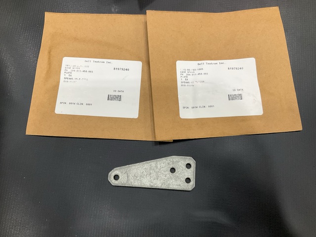 (37) Bell Textron 204-011-458-003 Plates