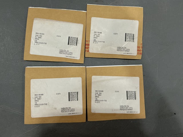 (20) Hamilton Sundstrand 763556-1 Extension Helical Springs