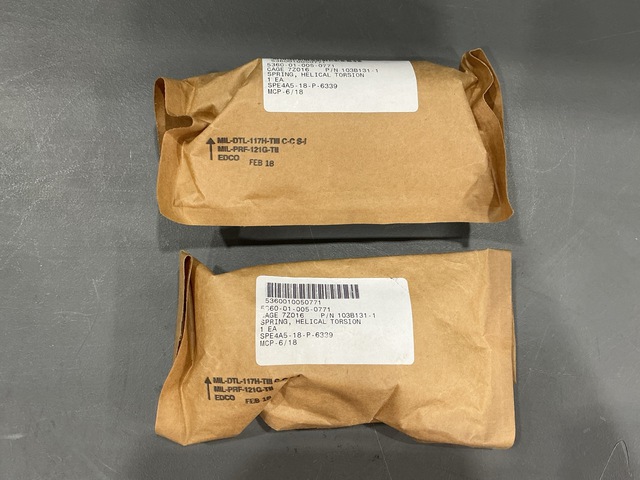 (6) Eaton 103B131-1 Torsion Helical Springs