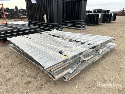 Quantity of (2) 14 ft x 7 ft Bi-Parting Driveway Gate (Unused)