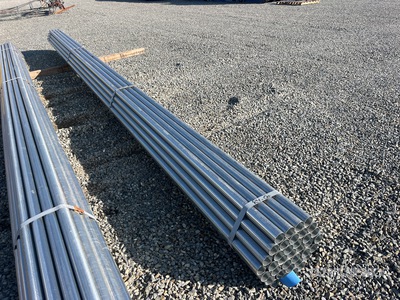 Quantity of (37) 2 3/8 in OD 16 Gauge x 24 ft Galvanized Pijp (Unused)