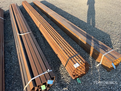 Quantity of (61) 1 7/8 in OD x 21 ft Schedule 40 Blk Steel Tubo (Unused)