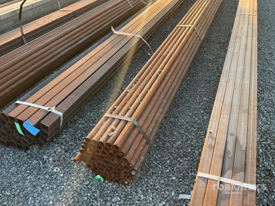 Quantity of (61) 1 7/8 in OD x 21 ft Schedule 40 Blk Steel Pijp (Unused)