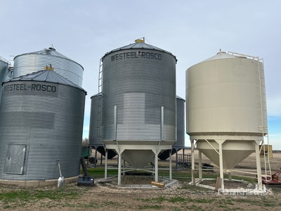 Westeel-Rosco 146 +/- 2300 bu 6 Ring Hopper صومعة الحبوب