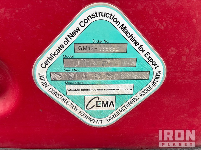 EXCAVADORA 2021 YANMAR VIO35