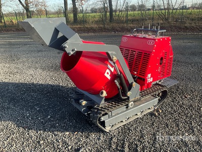 2025 Plus Power JV750 Mini Walk Behind Crawler Concrete Mixer (Unused)