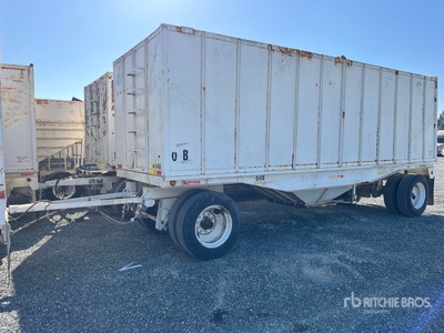 1984 Fruehauf 2/Axle Pup Grain Trailer