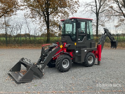 2025 Plus Power HQ15-10 Mini Backhoe Loader (Unused)