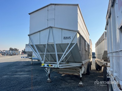 Custom Built S/A Live Bottom Grain Trailer