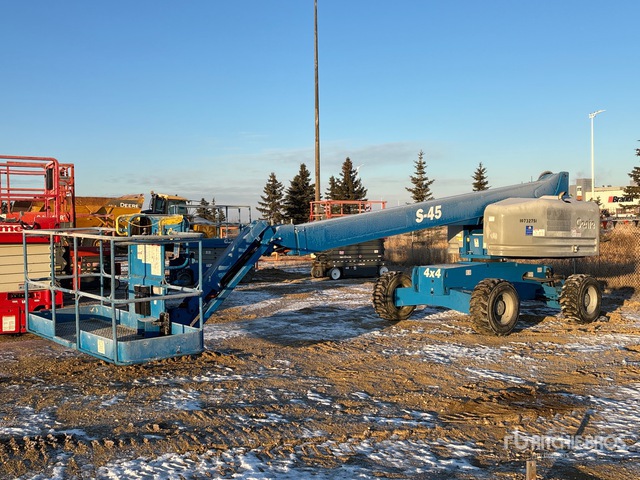 2018 Genie S-45 4WD Diesel Telescopic Boom Lift | Ritchie Bros. Auctioneers