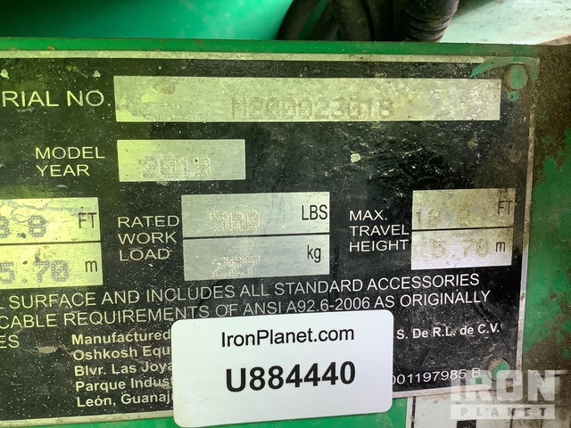 ELEVADOR TIJERA 2018 JLG 1930ES