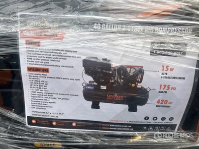 2025 Landhero LDH-GAC40Y 40 gal Air Compressor (Unused)