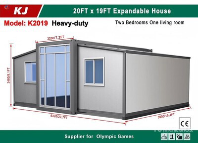 2025 KJ K2019 20 ft x 19 ft Prefabricated Tiny Home (Unused)