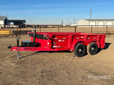 2022 Diamond C T/A Tipping Utility Trailer