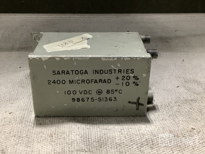 Saratoga Industries 98675-51363 Fixed Electric Capacitor