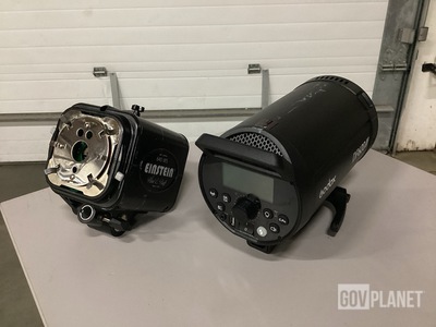 (1) Paul C. Buff White IGBT Control & (1) Godox DP6000iii Flash Head