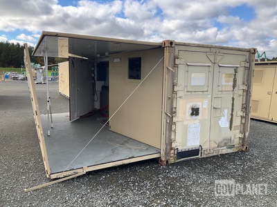 Portable Shelter w/Assorted Kitchen Supplies