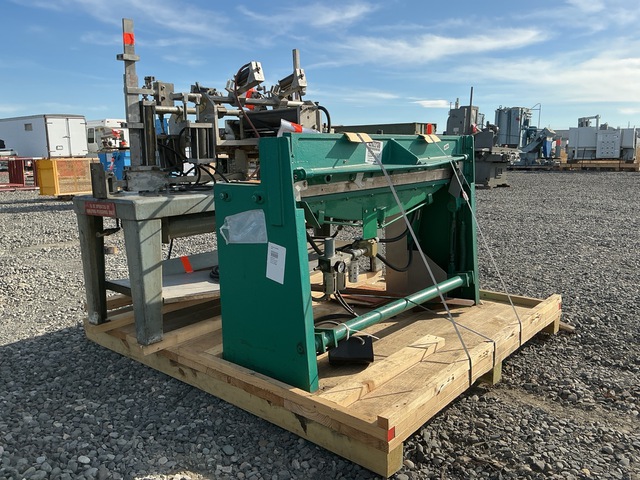 (1) Tennsmith A5216 Foot Shear & (1) James 48 Bottle Labeler