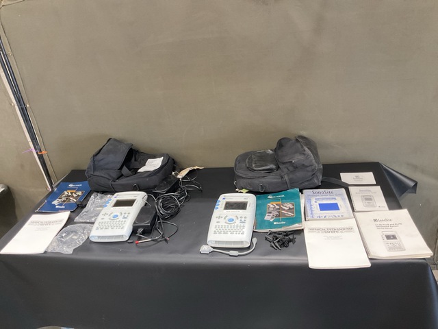 (2) Sonosite 180 Plus Portable Ultrasound Systems