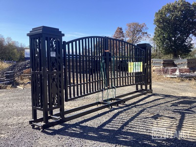 Suihe 20' Farm Iron Driveway Gate - Unused