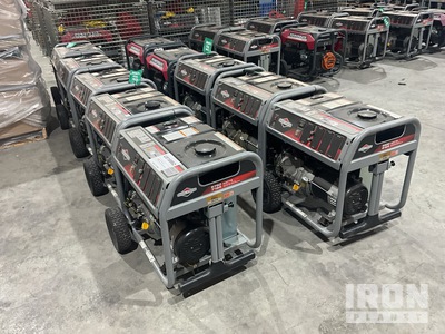 Quantity of (10) Briggs 7.5 kW Mobile Generator Set