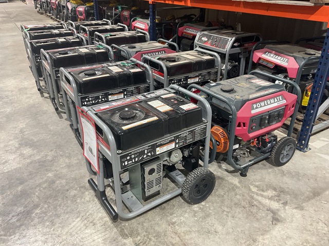 Quantity of (12) Briggs 8.1 kW Portable Generator Set