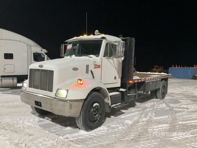 1999 Peterbilt 330 4x2 Flatbed Truck
