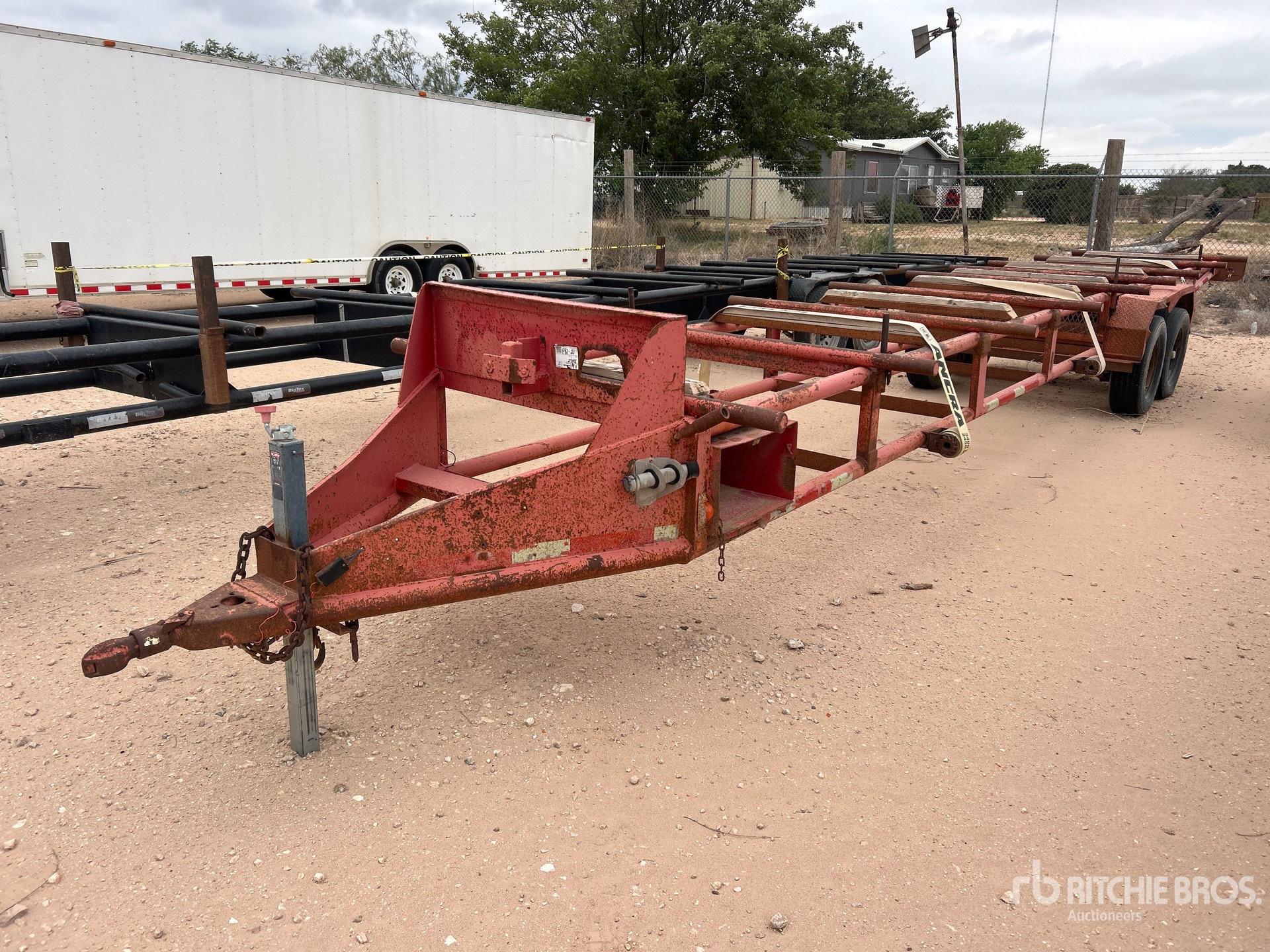 1996 Terry's Trailers 37 ft T/A Pipe Handling Trailer