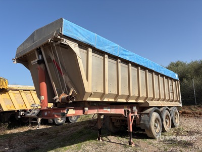 1999 Tisvol A87015EAL Tri/A Aluminum Frameless Demolition Remolque banera