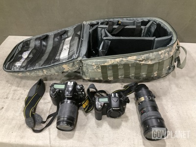 Nikon Cameras w/Backpack
