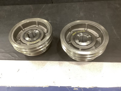 (2) Stewart & Stevenson Power 5172766 Groove Pulleys