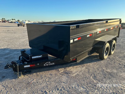 2026 X-STAR 16 ft T/A مقطورة تفريغ خفيفة (Unused)