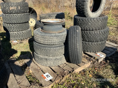Quantity of (4) 235/85R16 Misc Tires Tires
