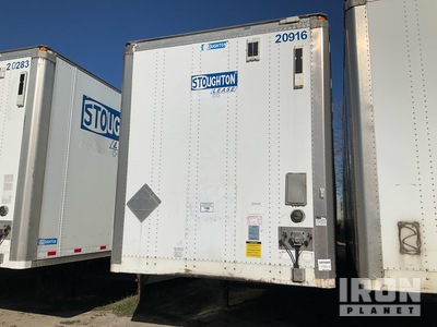 2013 Stoughton 53 ft x 102 in T/A Van Trailer