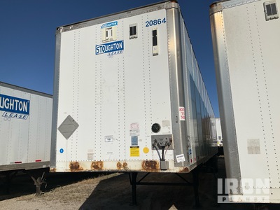 2013 Stoughton 53 ft x 102 in T/A Van Trailer