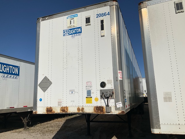 2013 Stoughton 53 ft x 102 in T/A Van Trailer