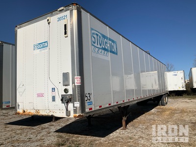 2013 Stoughton 53 ft x 102 in T/A Van Trailer